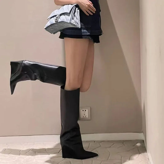 WEDGE BOOTS